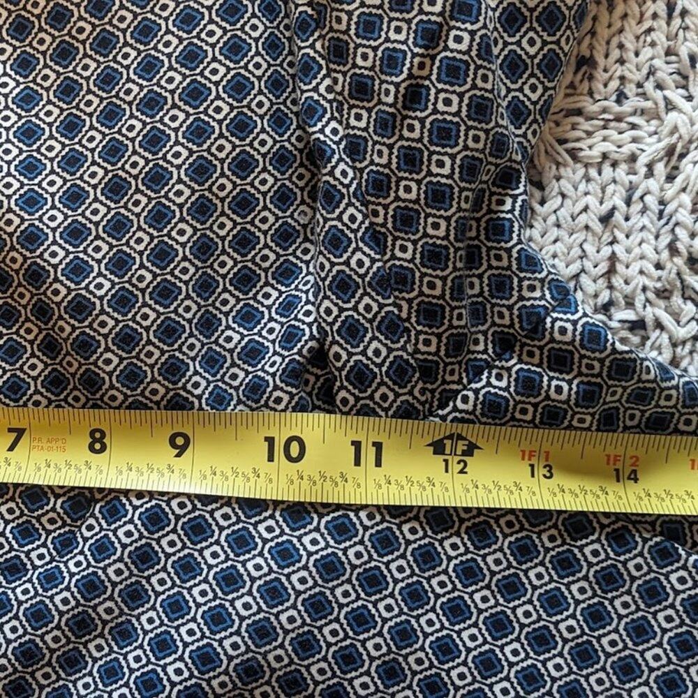 HILARY RADLEY Women's Capri Pant Size 12 Stretch Geometric Straight Mid Rise - Picture 12 of 15